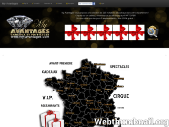 my-avantages.com website preview
