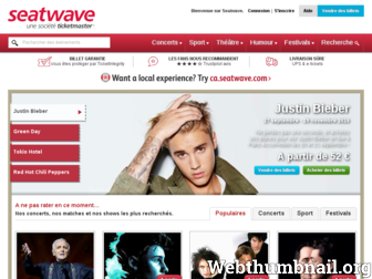 fr.seatwave.com website preview