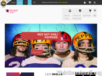 rocket-ticket.com website preview