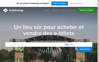 ticketswap.fr website preview