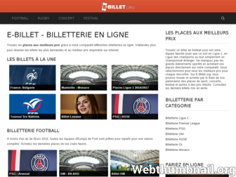 e-billet.org website preview