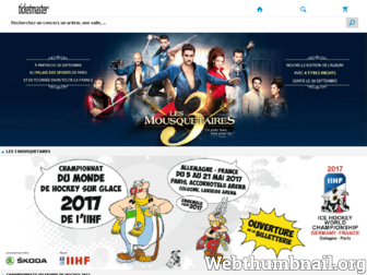m.ticketmaster.fr website preview