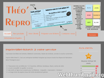 imprim-billet-ticket.fr website preview