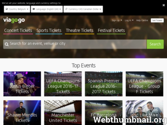 viagogo.be website preview