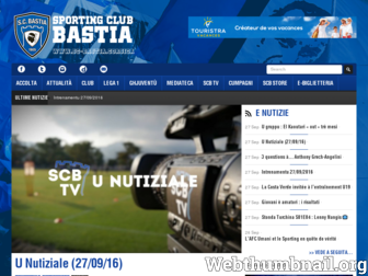 sc-bastia.net website preview