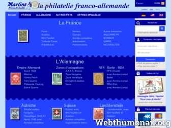 martins.fr website preview