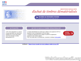 timbresofii.fr website preview