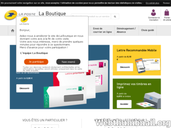pro.boutique.laposte.fr website preview