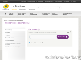 csuivi.courrier.laposte.fr website preview