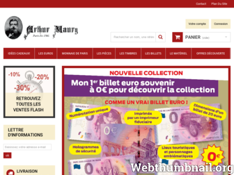 arthurmaury.fr website preview