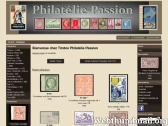 philatelie-passion.com website preview