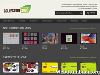 collection2000.fr website preview