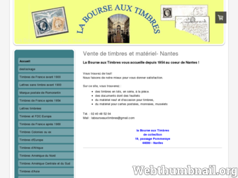 timbres-philatelie.net website preview