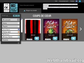 bdjeunecreation.bdangouleme.com website preview