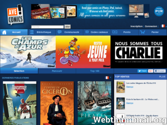avecomics.com website preview