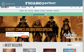 izneo.lefigaro.fr website preview