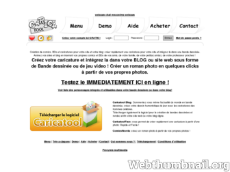 caricatool.com website preview