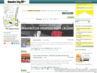 annuaireblogbd.com website preview