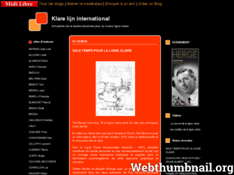 klarelijninternational.midiblogs.com website preview