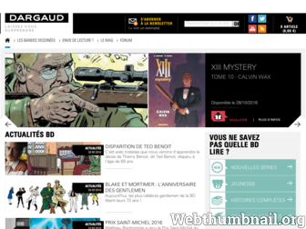 dargaud.com website preview