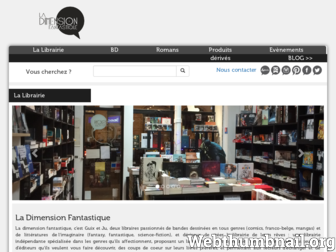 dimensionfantastique.com website preview