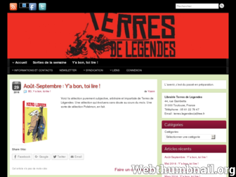 terresdelegendes.fr website preview