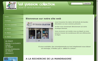 bdpassioncollection.com website preview