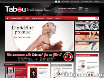 tabou-editions.com website preview