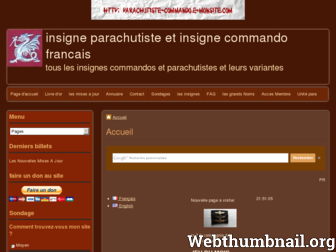 parachutiste-commando.e-monsite.com website preview