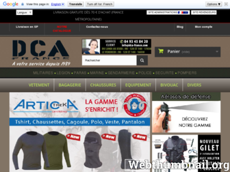 dca-france.com website preview