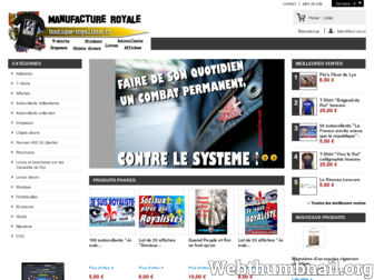boutique-royaliste.fr website preview