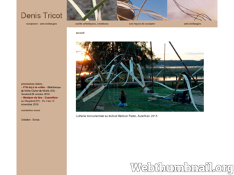 denis-tricot.com website preview