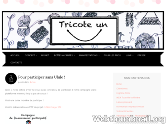 tricoteunsourire.com website preview