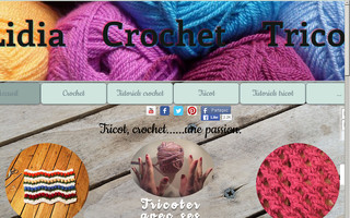 lidiacrochettricot.com website preview