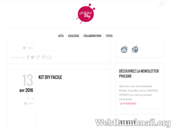 blog.phildar.fr website preview