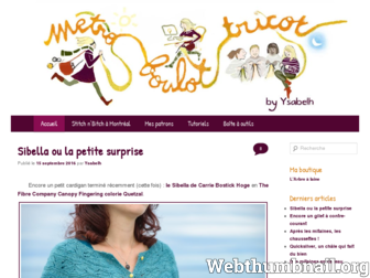 metro-boulot-tricot.com website preview