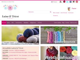 laine-et-tricot.com website preview