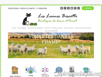 leslainesbiscotte.com website preview