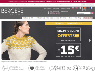 bergere-de-france.be website preview