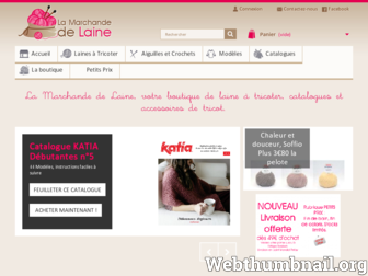 lamarchandedelaine.fr website preview