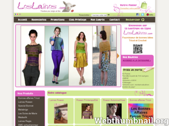 leslaines.com website preview