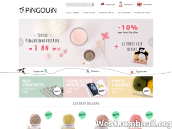 pingouin.fr website preview