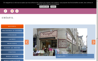 creafil-mercerie-chatellerault.fr website preview