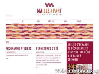 mailleapart.fr website preview