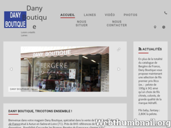 dany-boutique.fr website preview