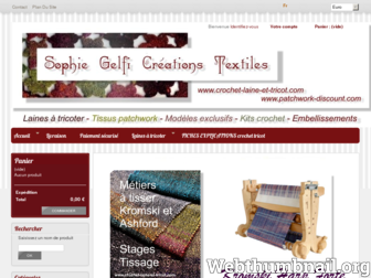 crochet-laine-et-tricot.com website preview