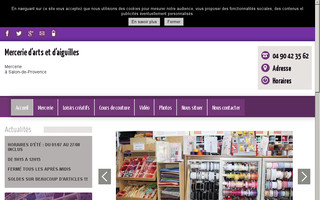 mercerie-salon-provence.fr website preview
