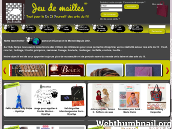 jeudemailles.com website preview