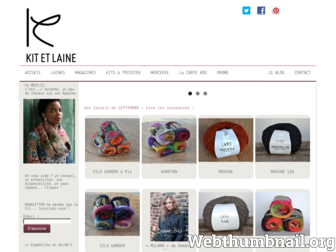kit-et-laine.com website preview