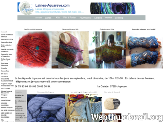 laines-aquareve.com website preview